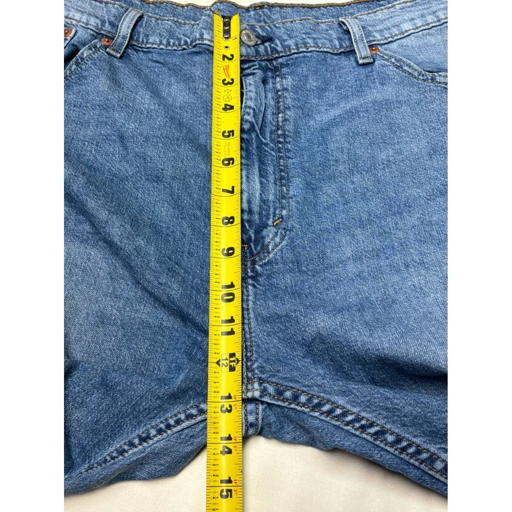 Levi's 505 Jeans Mens W42 L30 Regular Fit Straight Leg Medium‎ Wash Denim